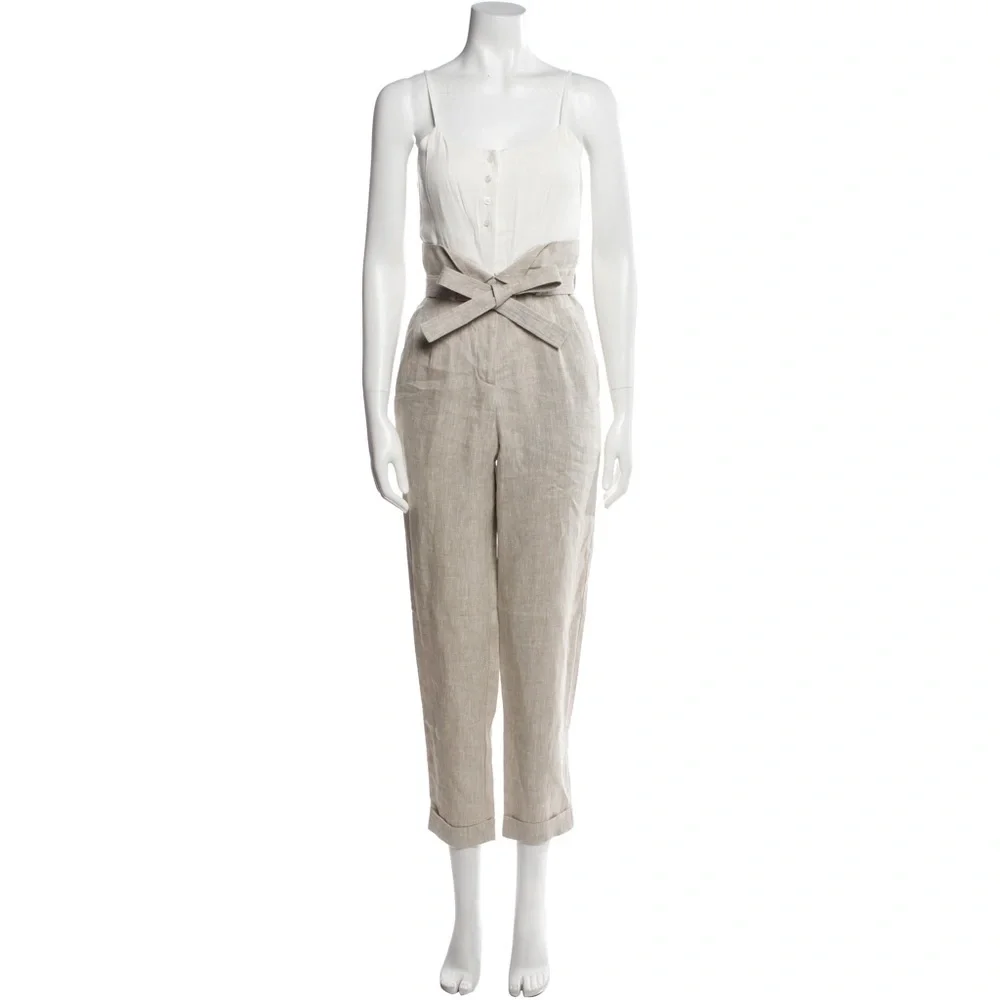 Reformation Linen Jumpsuit 0